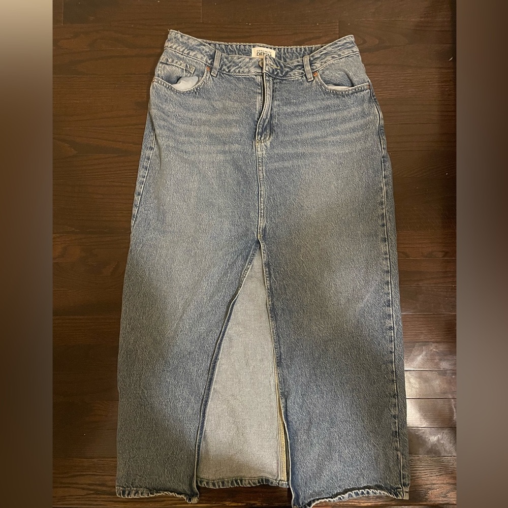 Dynamite Denim Maxi Skirt